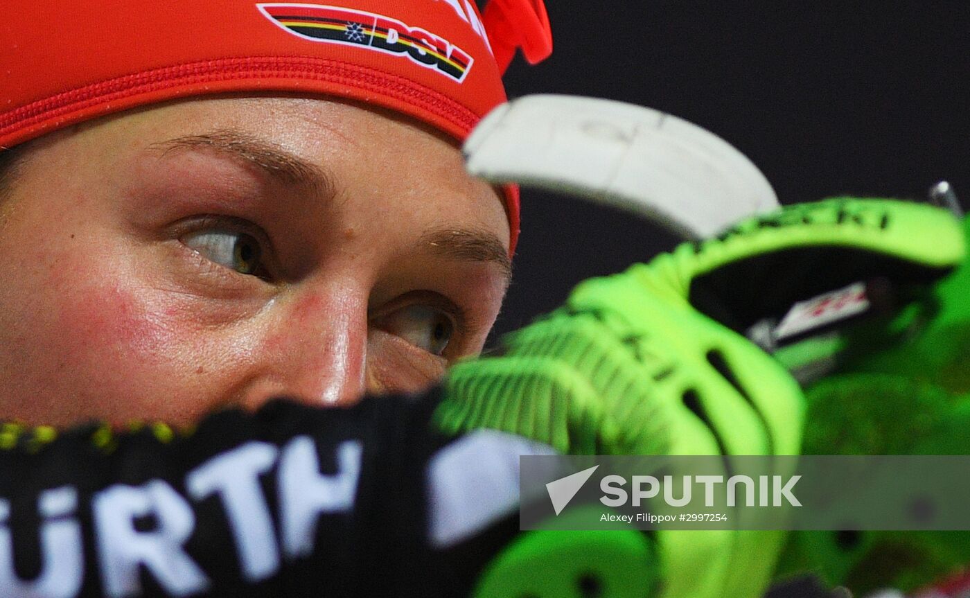 Biathlon. World Cup 3. Women's pursuit race