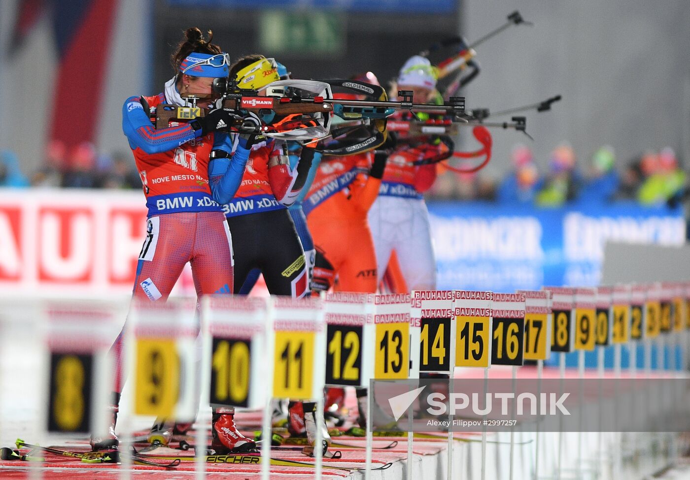 Biathlon. World Cup 3. Women's pursuit race
