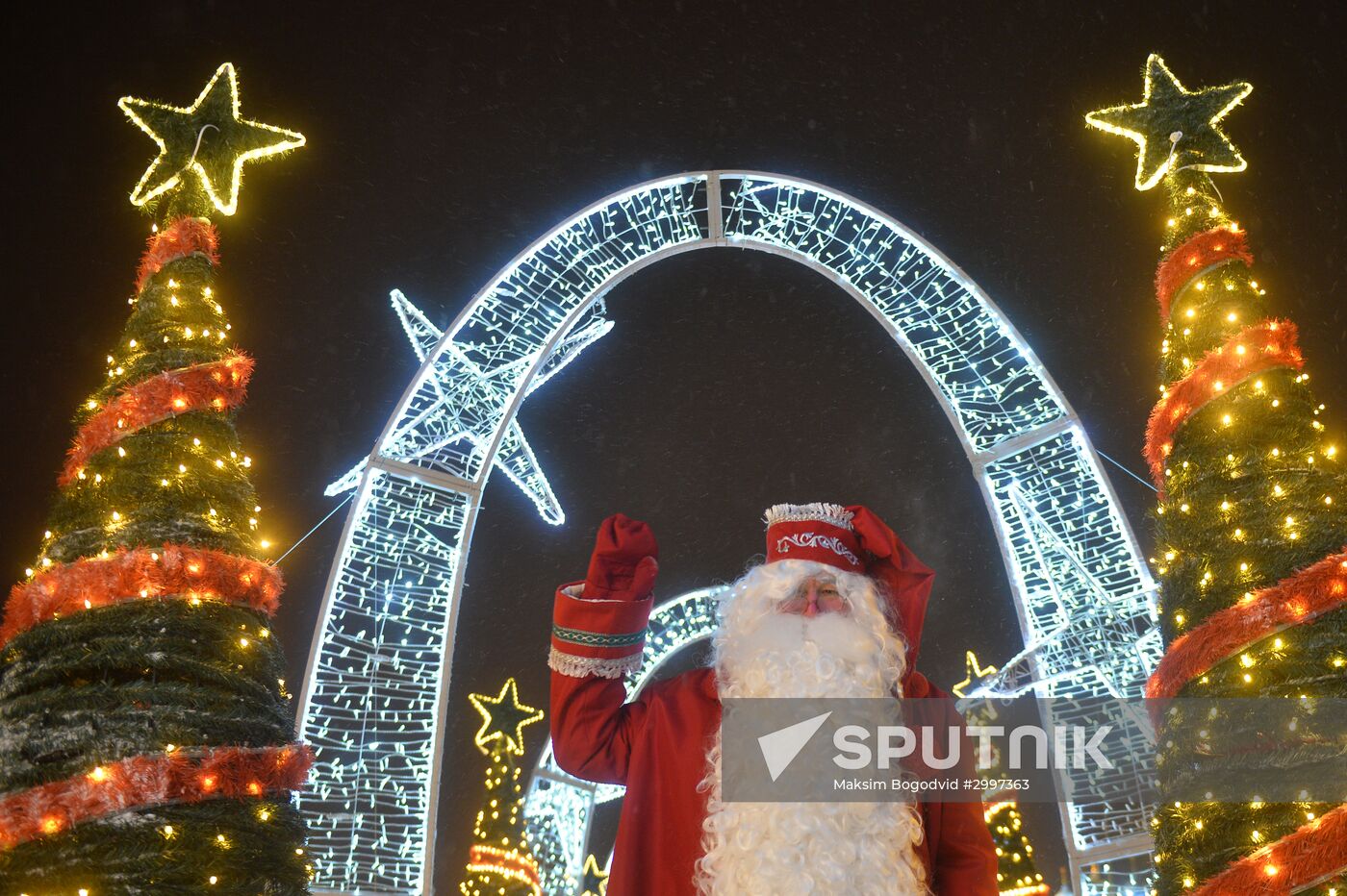New Year Kremlin Embankment opened in Kazan