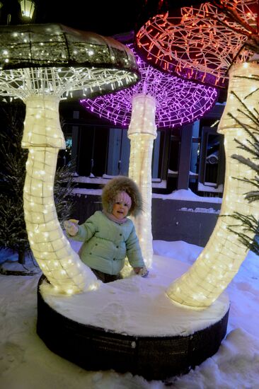 New Year Kremlin Embankment opened in Kazan