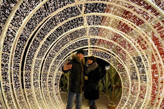 New Year Kremlin Embankment opened in Kazan