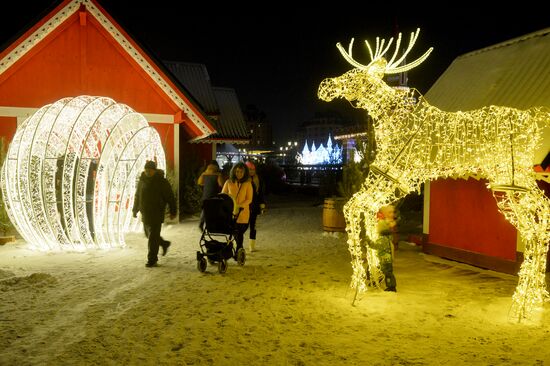New Year Kremlin Embankment opened in Kazan