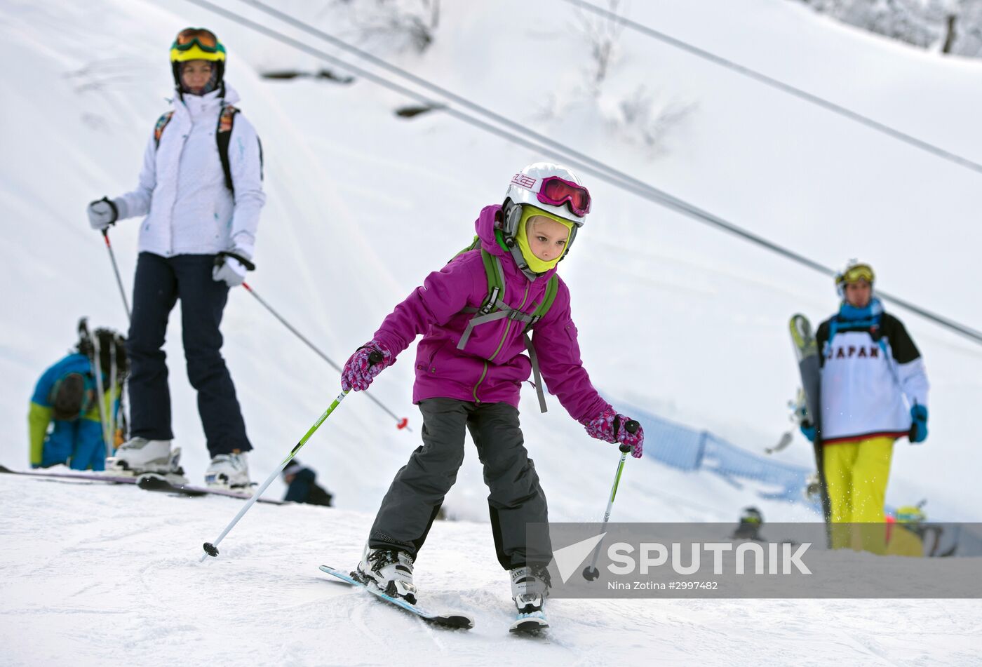 Winter season opened at Rosa Khutor alpine ski resort in Sochi
