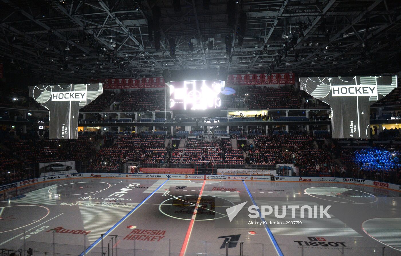 Ice hockey. Channel One Cup. Russia vs. Finland