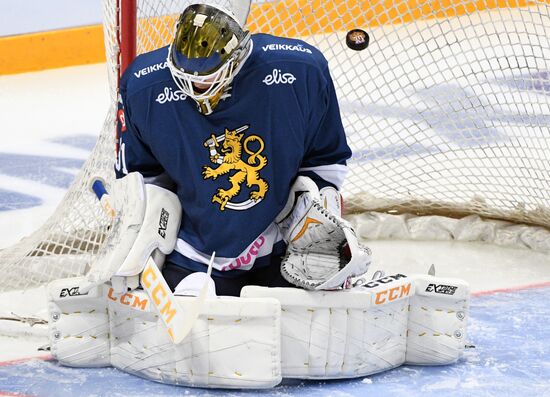 Ice hockey. Channel One Cup. Russia vs. Finland