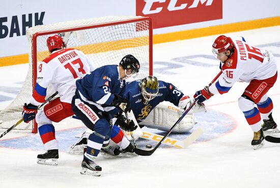 Ice hockey. Channel One Cup. Russia vs. Finland