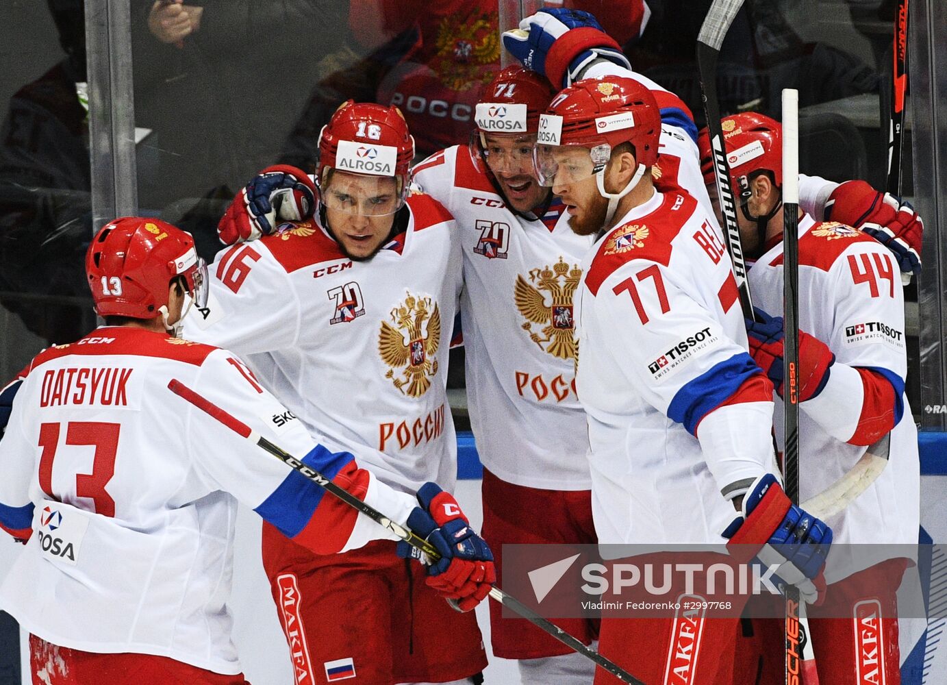 Ice hockey. Channel One Cup. Russia vs. Finland