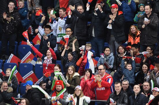 Ice hockey. Channel One Cup. Russia vs. Finland