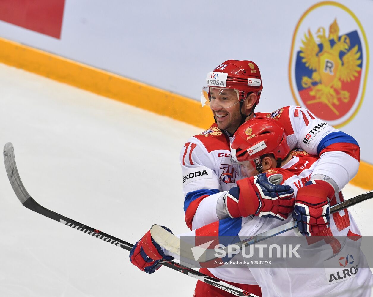 Ice hockey. Channel One Cup. Russia vs. Finland