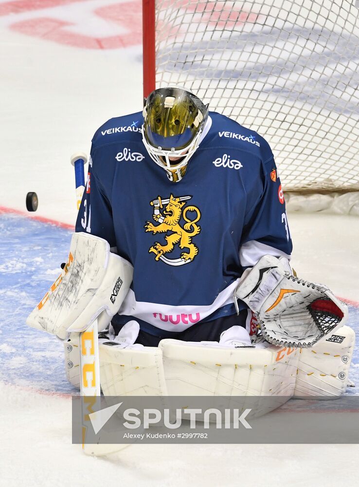 Ice hockey. Channel One Cup. Russia vs. Finland