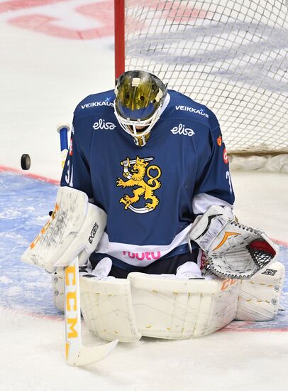 Ice hockey. Channel One Cup. Russia vs. Finland