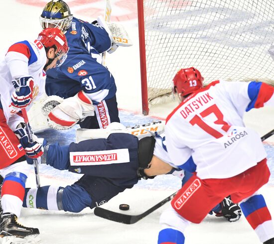 Ice hockey. Channel One Cup. Russia vs. Finland