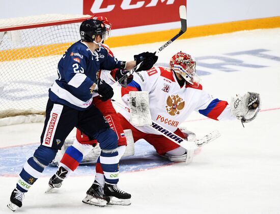 Ice hockey. Channel One Cup. Russia vs. Finland