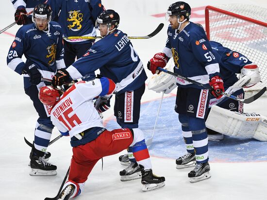 Ice hockey. Channel One Cup. Russia vs. Finland