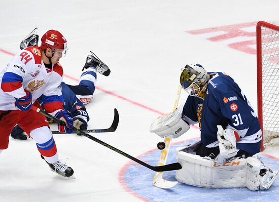 Ice hockey. Channel One Cup. Russia vs. Finland