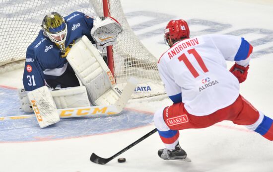 Ice hockey. Channel One Cup. Russia vs. Finland