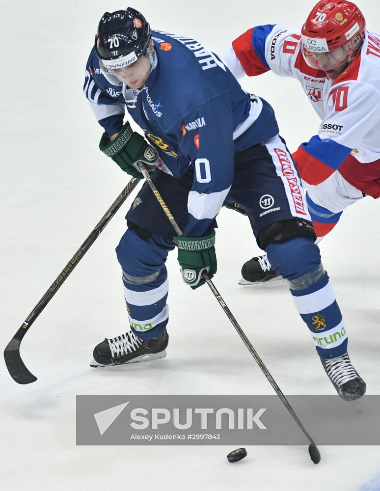 Ice hockey. Channel One Cup. Russia vs. Finland