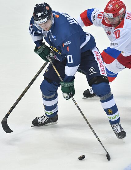 Ice hockey. Channel One Cup. Russia vs. Finland