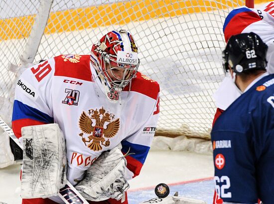 Ice hockey. Channel One Cup. Russia vs. Finland