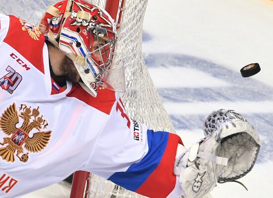 Ice hockey. Channel One Cup. Russia vs. Finland