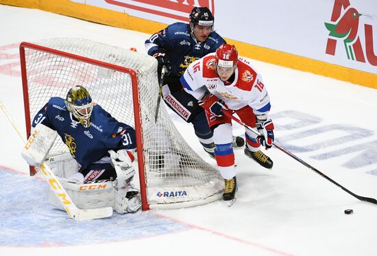 Ice hockey. Channel One Cup. Russia vs. Finland