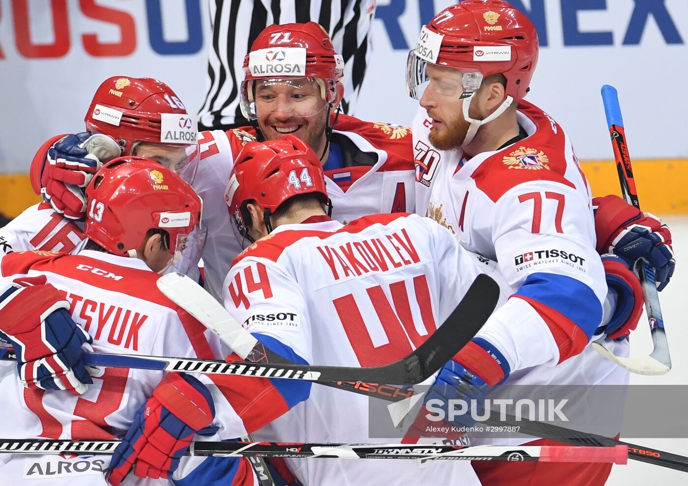 Ice hockey. Channel One Cup. Russia vs. Finland