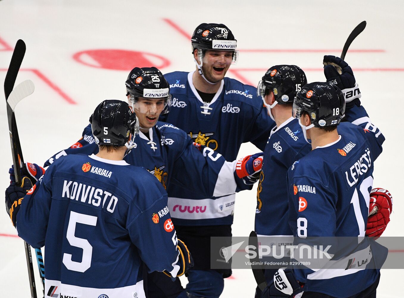 Ice hockey. Channel One Cup. Russia vs. Finland