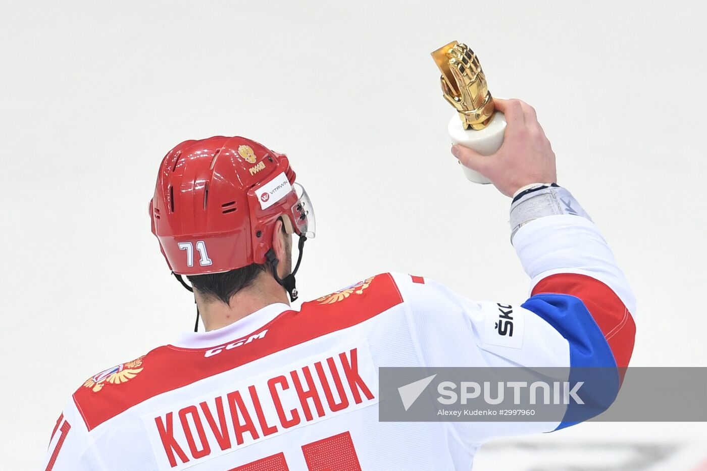 Ice hockey. Channel One Cup. Russia vs. Finland