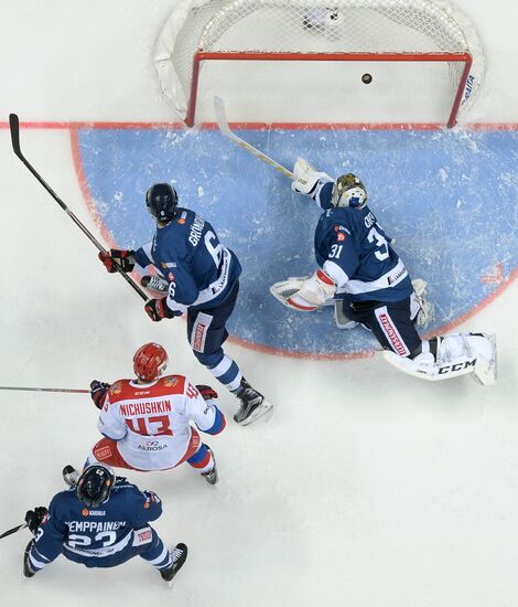 Ice hockey. Channel One Cup. Russia vs. Finland