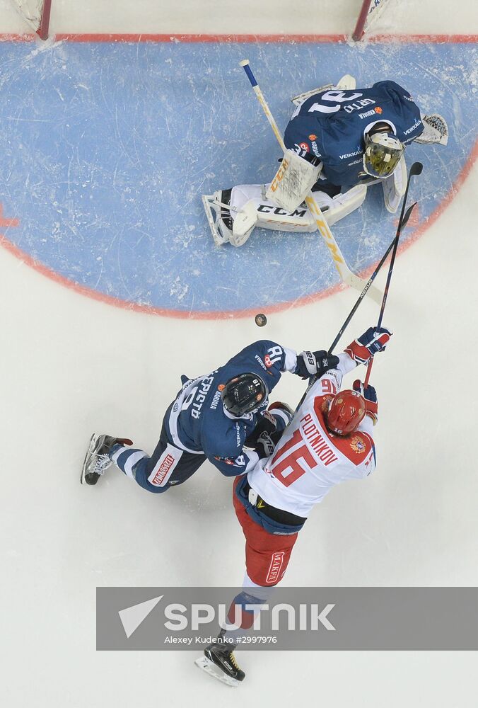 Ice hockey. Channel One Cup. Russia vs. Finland