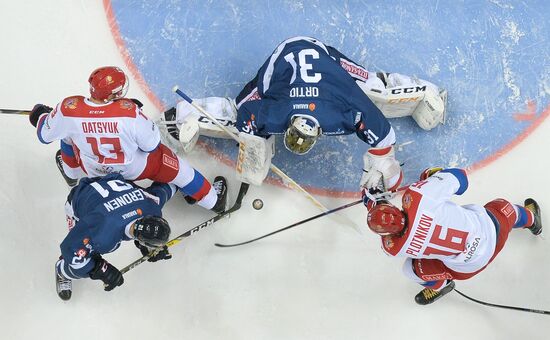 Ice hockey. Channel One Cup. Russia vs. Finland