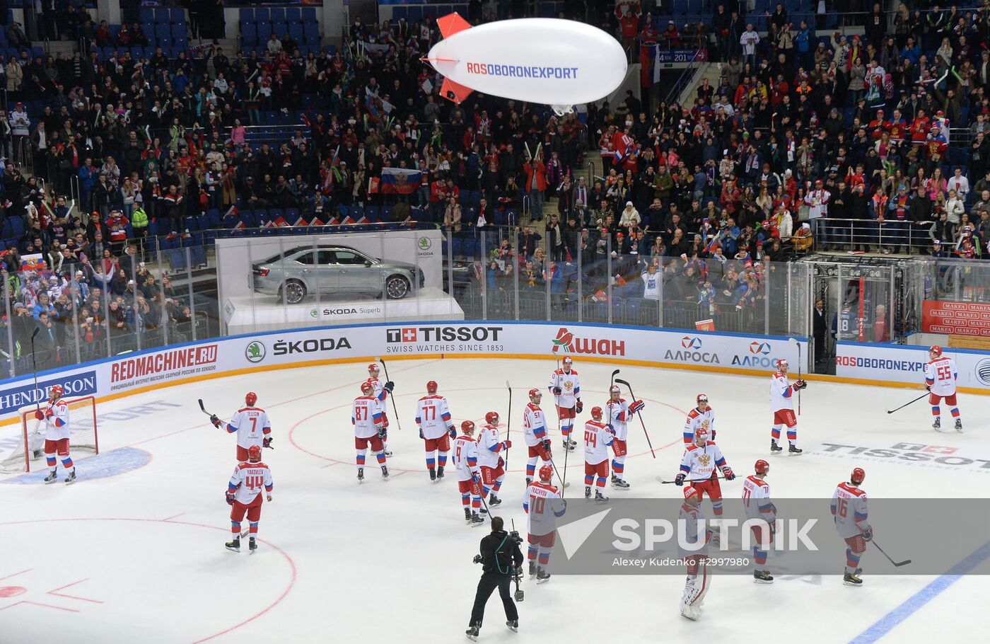 Ice hockey. Channel One Cup. Russia vs. Finland