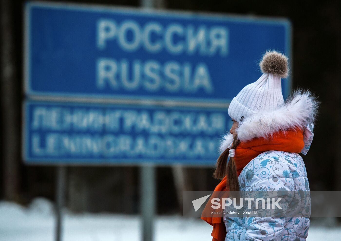 Meeting Russian Father Frost and Finnish Joulupukki in Leningrad Region