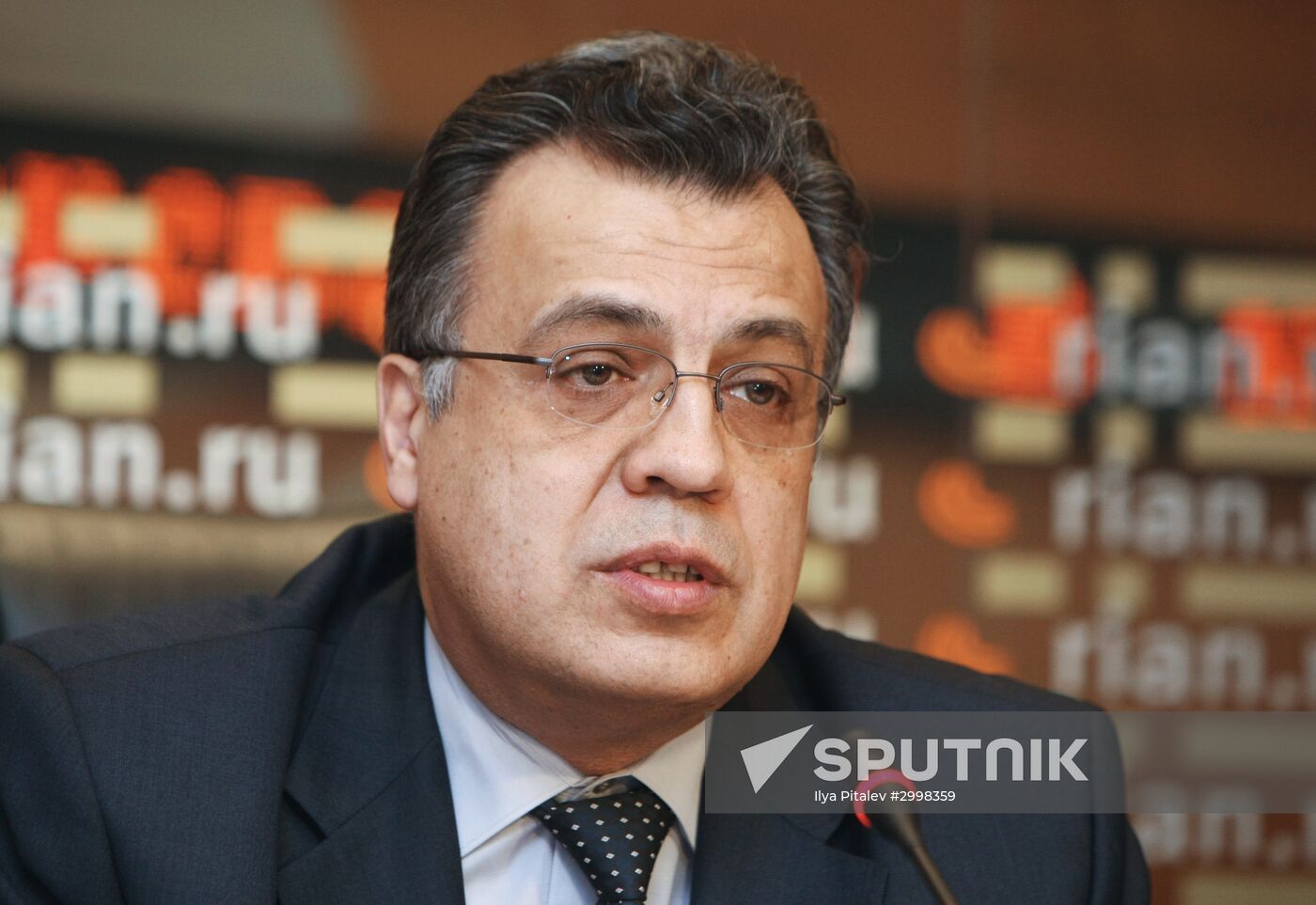 Assassination attempt in Ankara on Russian Ambassador Andrei Karlov
