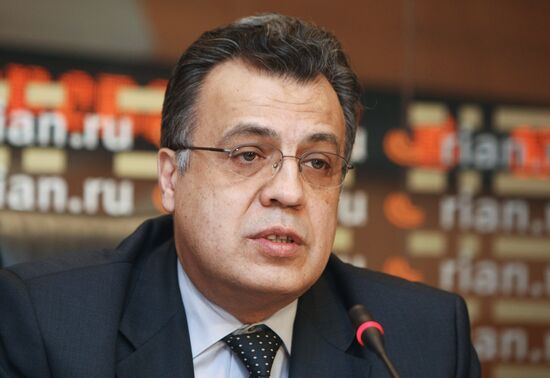 Assassination attempt in Ankara on Russian Ambassador Andrei Karlov