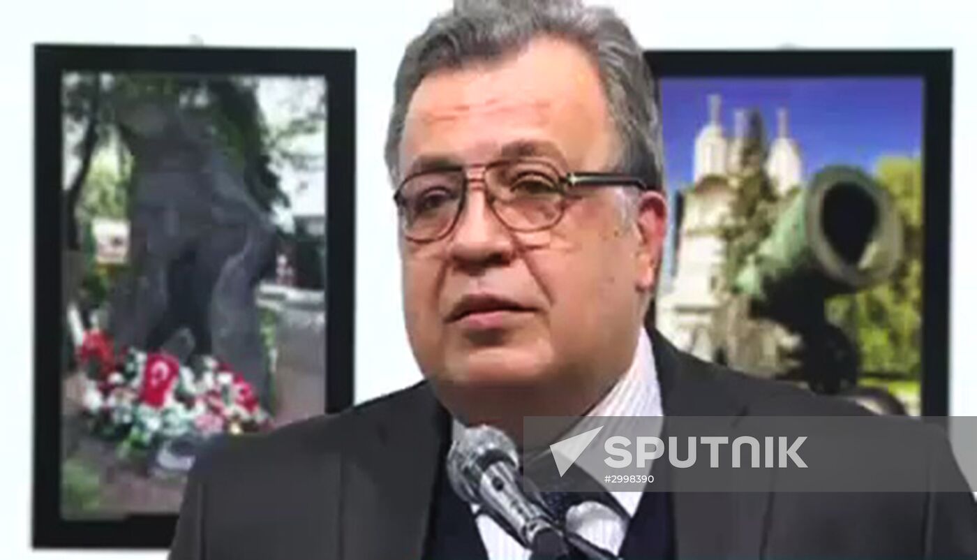 Assassination attempt in Ankara on Russian Ambassador Andrei Karlov