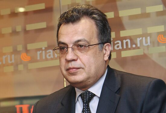 Assassination attempt in Ankara on Russian Ambassador Andrei Karlov