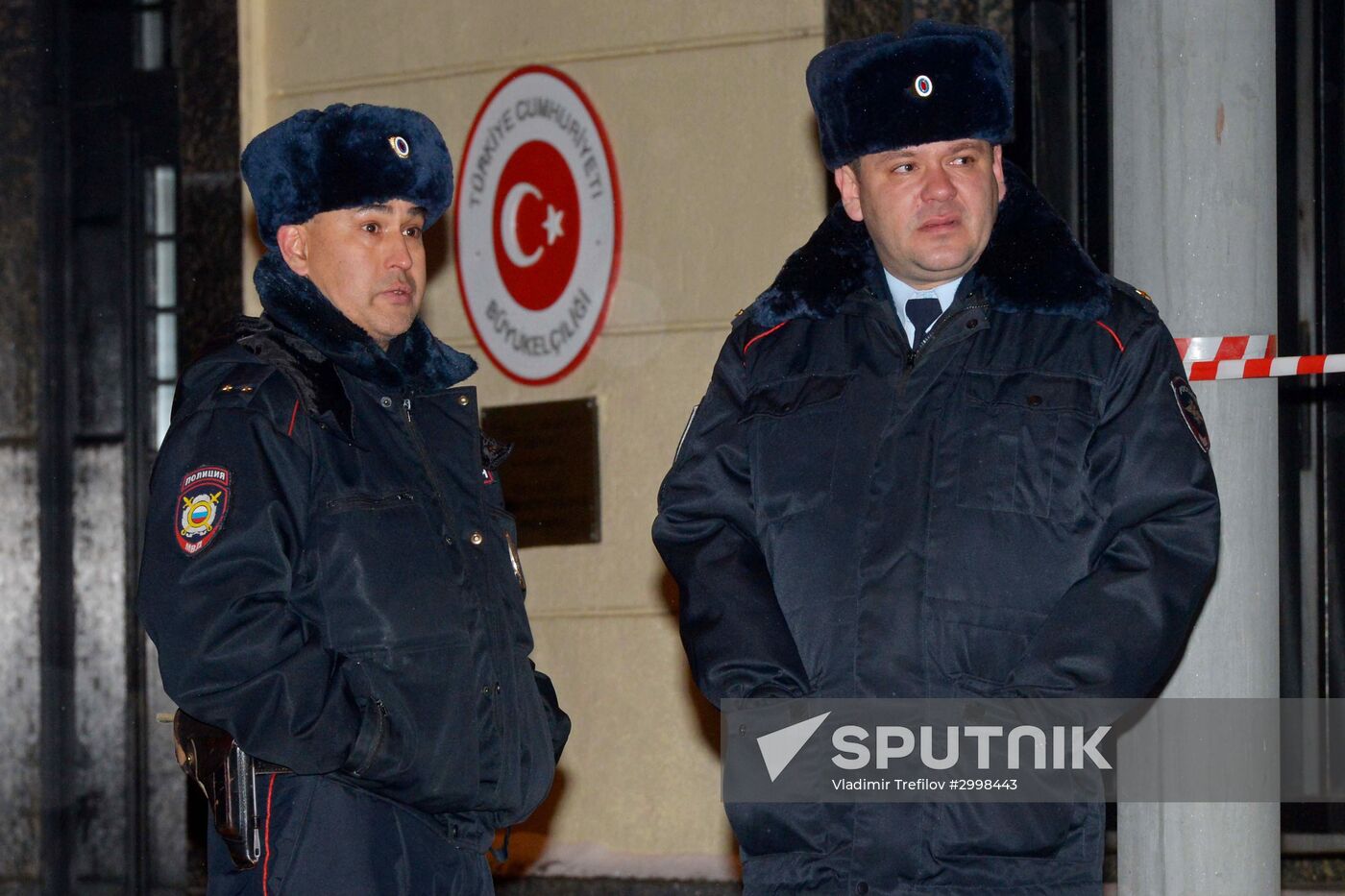 Security toughened at Turkish Embassy in Moscow