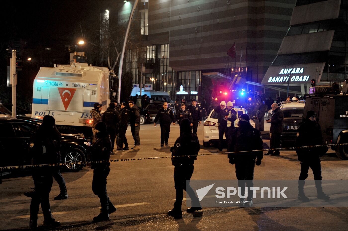 Situation outside Contemporary Art Gallery in Ankara