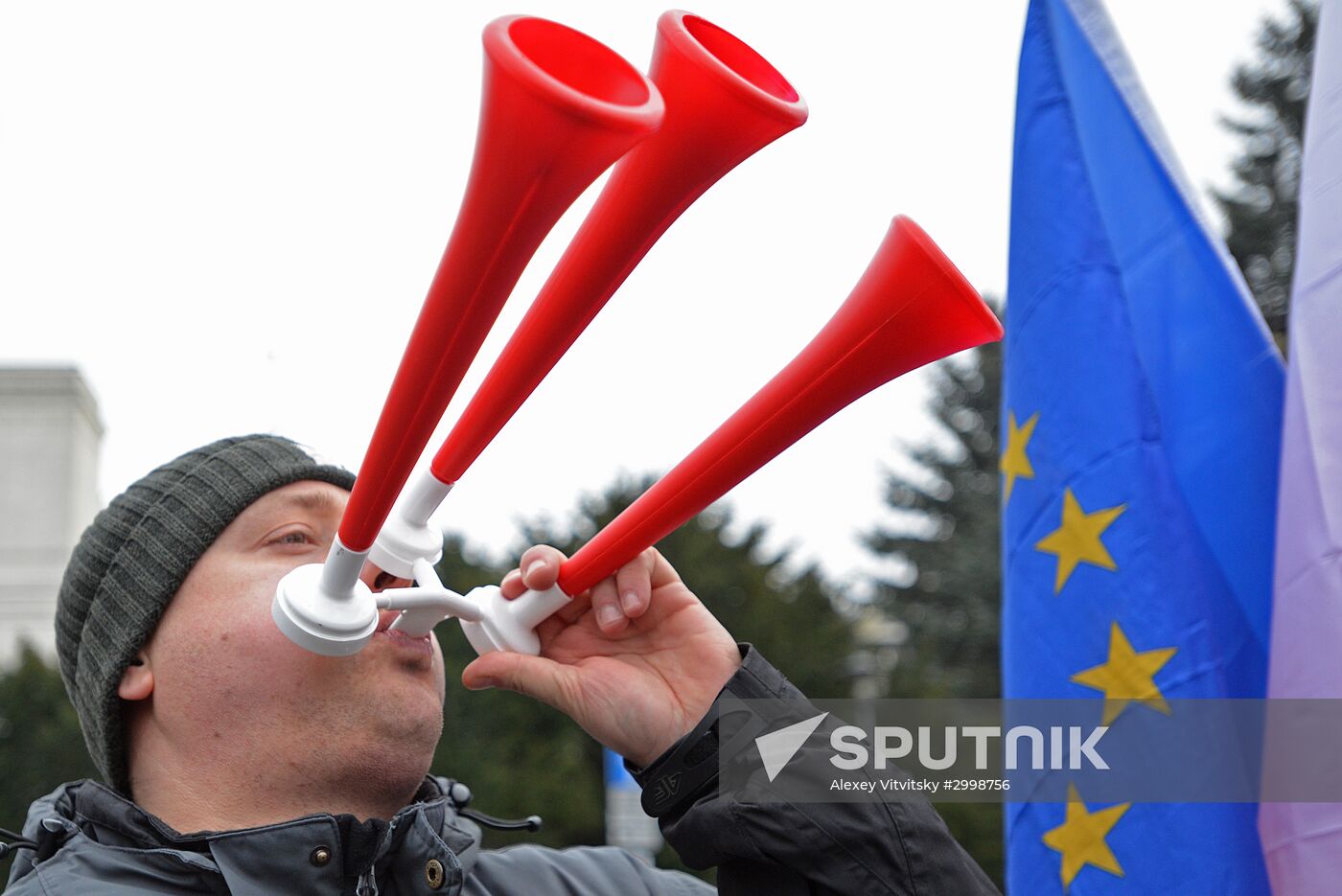 Anti-government rally in Warsaw