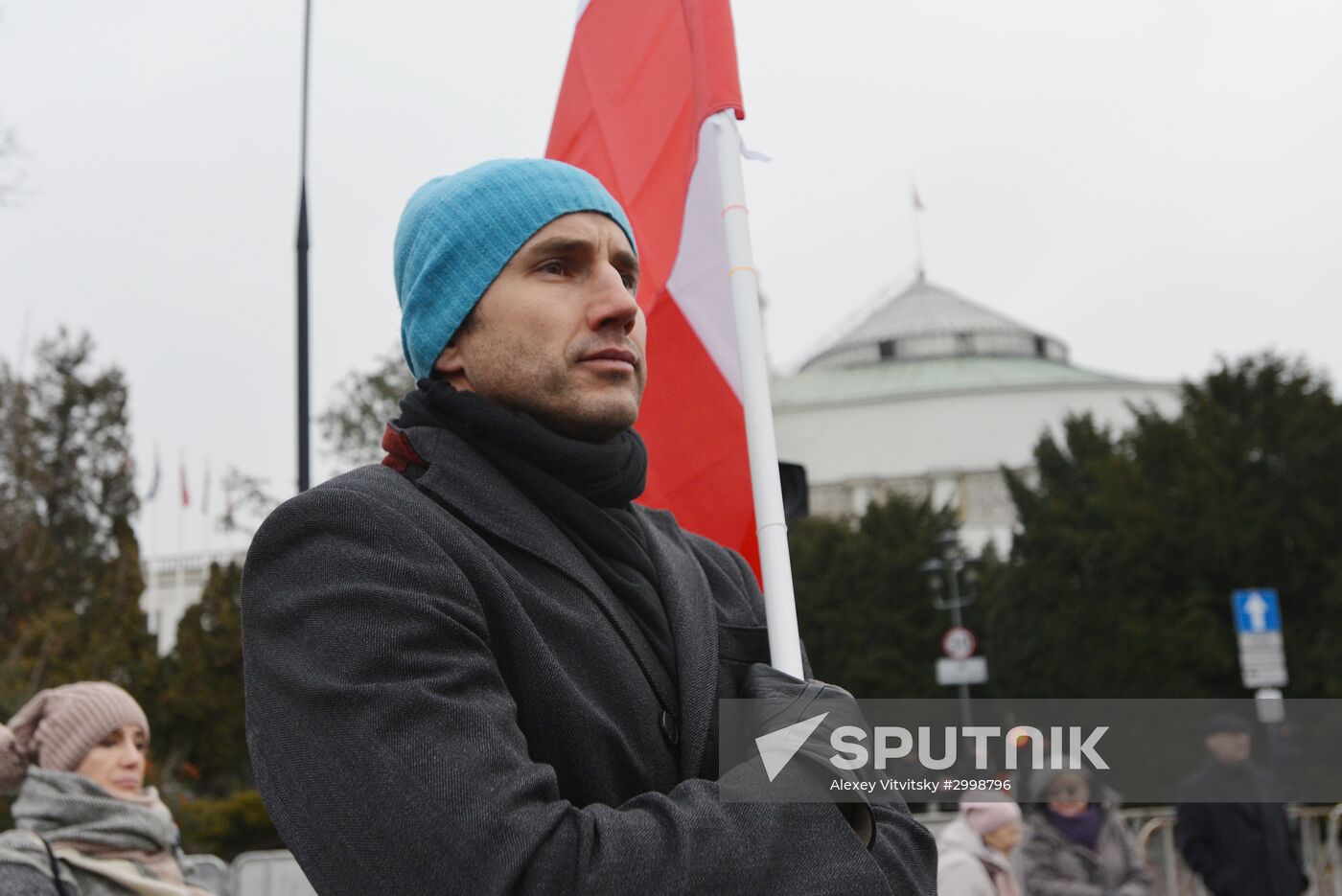 Anti-government rally in Warsaw