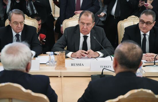 Russian, Iranian, Turkish Foreign Ministers meet in Moscow