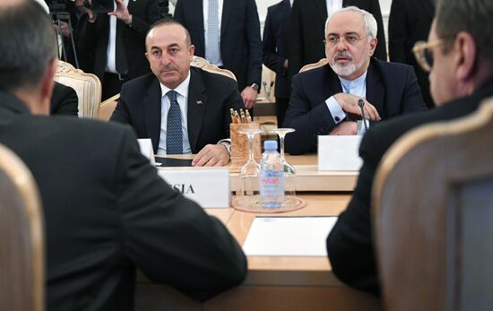 Russian, Iranian, Turkish Foreign Ministers meet in Moscow