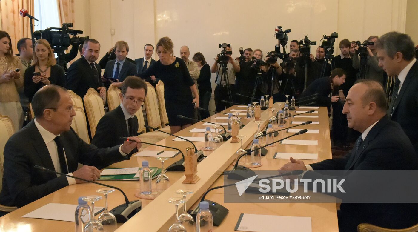 Russian, Iranian, Turkish Foreign Ministers meet in Moscow