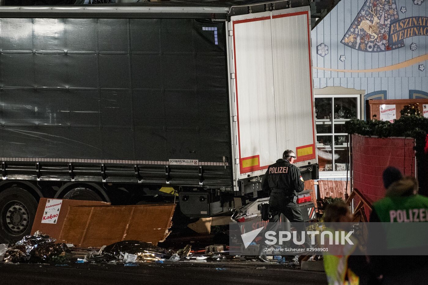 Scene of Berlin terror attack