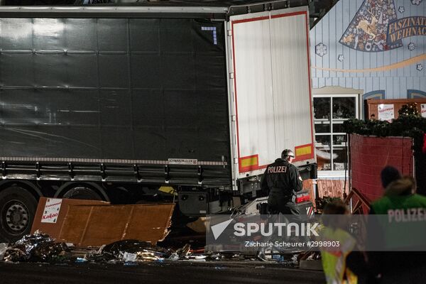 Scene of Berlin terror attack
