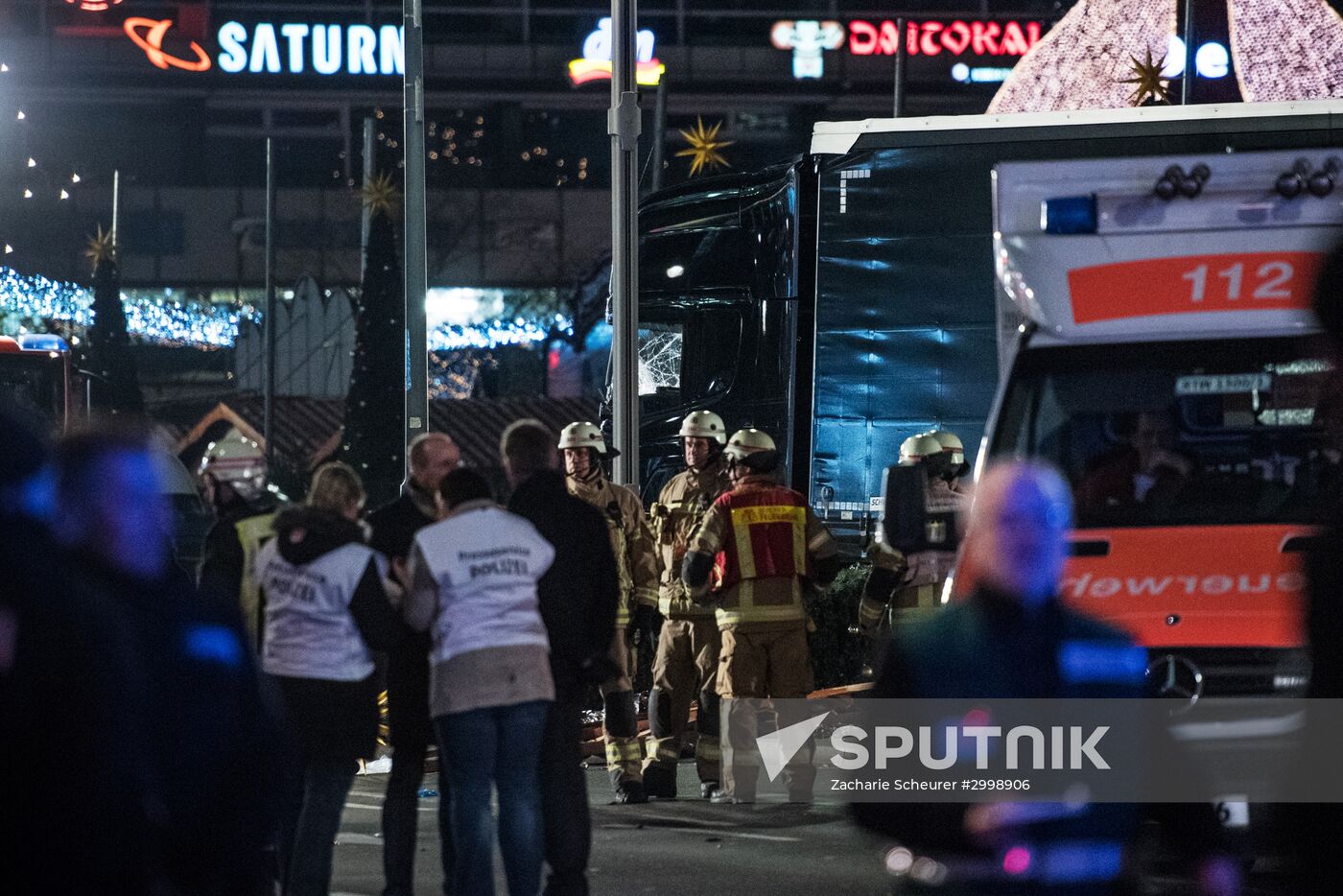 Scene of Berlin terror attack