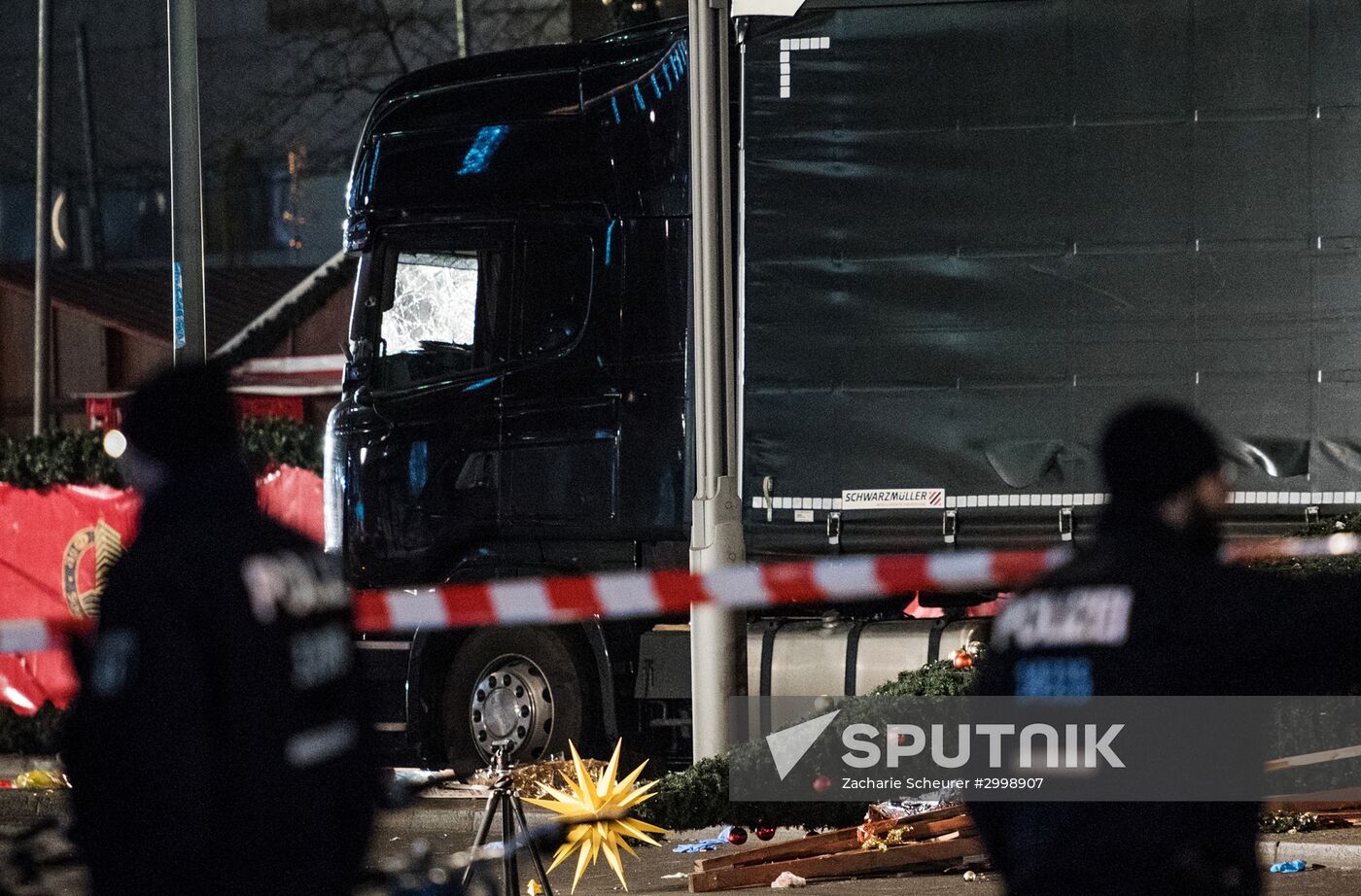 Scene of Berlin terror attack
