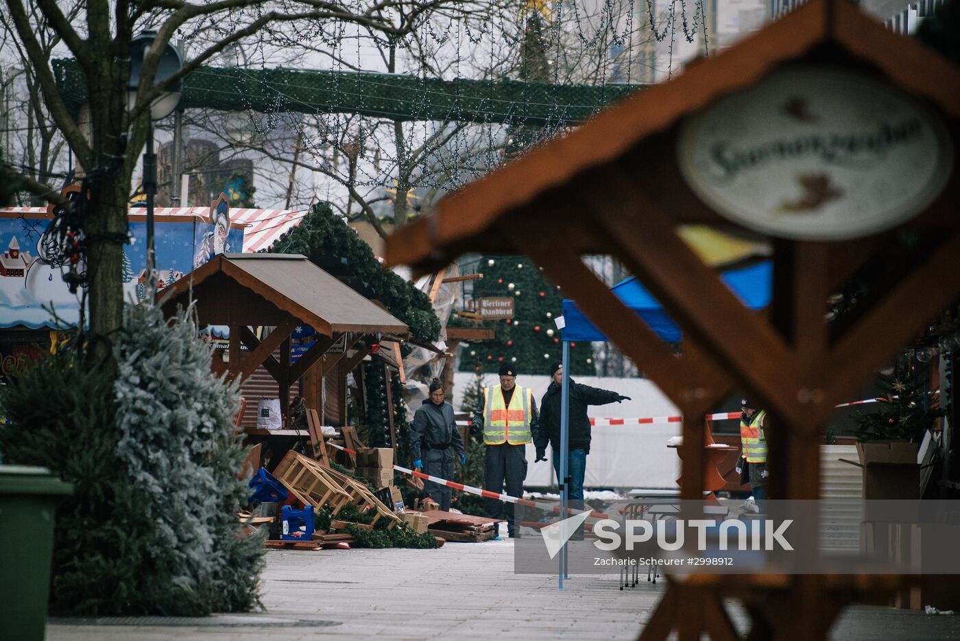 Scene of Berlin terror attack