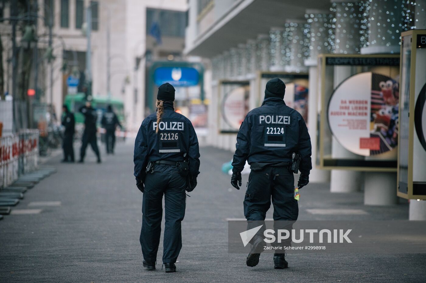 Scene of Berlin terror attack